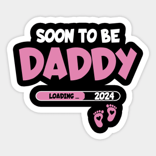 Soon to be Daddy 2024 Pregnancy Announcement Sticker